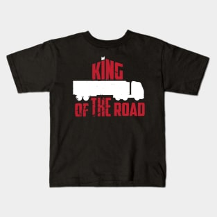 King od the road (white) Kids T-Shirt